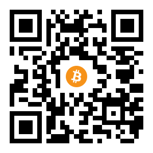 bitcoin:34adYQRAMF6xnZ74R5BnAq78hkDAqxyqSJ black Bitcoin QR code