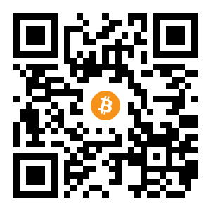 bitcoin:34bbEtBfzkkZDmashrPBTKw6bkwi1eiiBi black Bitcoin QR code