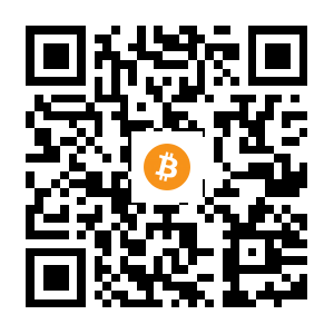 bitcoin:34c4KLR1nGZ3HF9F4bRGxhooJRuUhvwE1S black Bitcoin QR code
