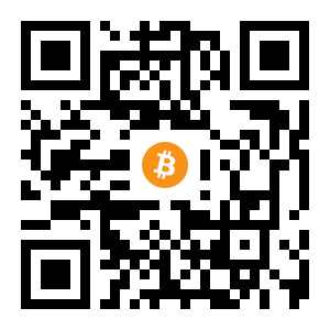 bitcoin:34e1MfuE3uyjx3rddEc1gQCRmPkChmBDJK black Bitcoin QR code