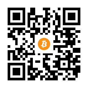 bitcoin:34mEHvMGYvVjozQqAd7DJ6t1ZhfDP4RudU black Bitcoin QR code