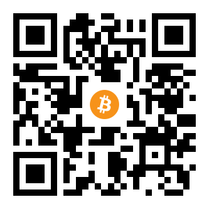 bitcoin:34qMcDB4895T8FJKu2ysytuHJnQ1dKwpcX black Bitcoin QR code