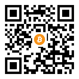 bitcoin:34r4bmnqJb7GQ6MHwY1efQLxE7TdKytVrM black Bitcoin QR code