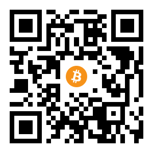 bitcoin:34uNoDwg8jmkPRmkLBKgQMqNfykHG7t4sb black Bitcoin QR code