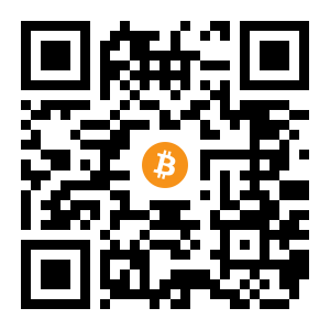 bitcoin:34wuagsr6KTbVaqe8BEwKWLq7Ripbv4WWf black Bitcoin QR code