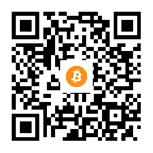 bitcoin:34xvkD4EhnkBgd3p27w1mDg6g3yBg8c2vL black Bitcoin QR code