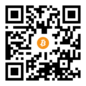 bitcoin:34yZVbAN8odvSoq5vWeZG6cSWJd7ExAG52 black Bitcoin QR code