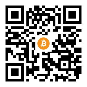 bitcoin:34yrMCFyU3xA3Tb5FiWSfwiaDh5JkSkA6m black Bitcoin QR code