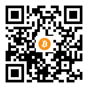 bitcoin:35cUz2cvTTSXcyJvKGWCAKEMYZ3dzcQZAe black Bitcoin QR code
