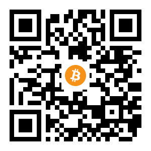 bitcoin:366EUtRWjXfzDU8MMkpcjpHPL4DrUd1XTE black Bitcoin QR code