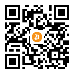 bitcoin:36CGKj4f8AWdnXty8wy1XVw4urPcaaKEHX black Bitcoin QR code