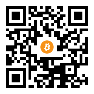 bitcoin:36F3KXLHXwWFLkLhHzYHm2CLeRamKHEhpJ black Bitcoin QR code
