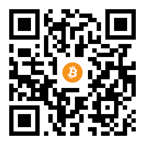 bitcoin:36JkhiVjs5xCfBzptzFw4FK1jG4CVt2tp9 black Bitcoin QR code