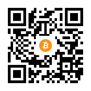 bitcoin:36PnFsFCoUihXTgFtuJUcfBvZFze1gVZm6 black Bitcoin QR code