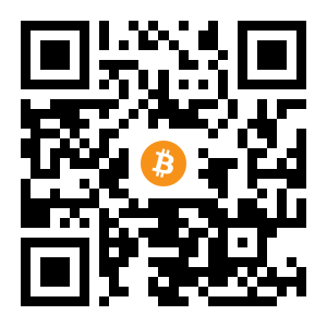 bitcoin:36gtrq6FgwpraiBfHLwcuEZMqGn4ukT3bB black Bitcoin QR code