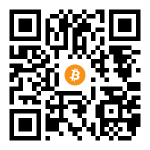 bitcoin:36hEqDk3jpAwLesyF4HuBByFrBvVm5RENd black Bitcoin QR code