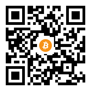 bitcoin:36kxfS7QGNazMgaLfSU4ecU1mfmQpLNggb black Bitcoin QR code