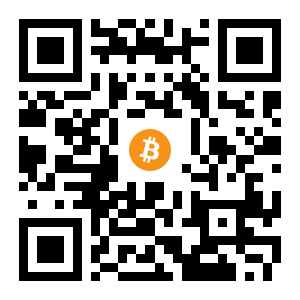 bitcoin:36qC2e1Muf6NjtCPAogrkskDg7hJ8yX5VA black Bitcoin QR code