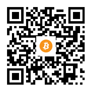 bitcoin:36uXfYmSqVuJ8gnHWRE6fqQNFmkaqM6Xci black Bitcoin QR code
