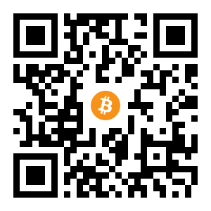 bitcoin:372tEMeL1i5oNZzDjep8ZqACLC3yZvKMxg black Bitcoin QR code