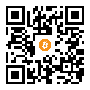 bitcoin:374p9utNLdH3ntLiUi6RuTTv7wQkJYfEyC black Bitcoin QR code