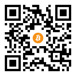 bitcoin:37VeuDm7reRHci7AKso2G3p1pE8f9xD8Re black Bitcoin QR code