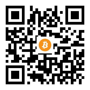 bitcoin:37apZgSY6aH5D3vfw6Ai26Kvts6P4zvY6P black Bitcoin QR code