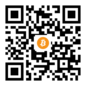 bitcoin:37d3MDirV1FG5Krea3xHz9GcithohMKQRe black Bitcoin QR code