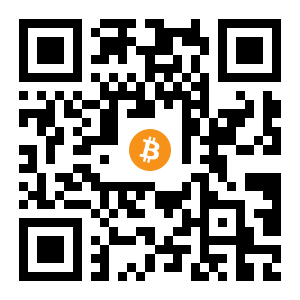 bitcoin:37d9PnxPCvWxDzt891AyVWCm4SiScFrjrE black Bitcoin QR code