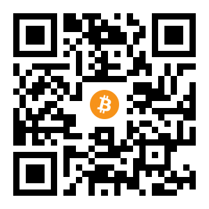 bitcoin:37fj78ts2CQgpoisENjozxU3AoAH3jjJyR black Bitcoin QR code