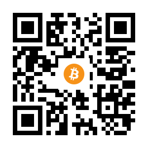 bitcoin:37ggwKG3PGALFs6CpPewBactfyn62GE13D black Bitcoin QR code