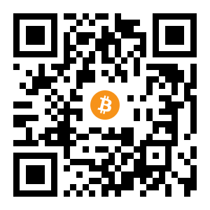 bitcoin:37kcBNfPHHr8R9sTXjU4MQ5APsUsGAinCa black Bitcoin QR code