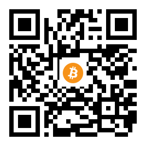 bitcoin:37mE3pKcZxdxakLxr8dcvXFvuxuJf1o2wf black Bitcoin QR code