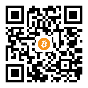 bitcoin:381EMpzhwPsstnZsvVzuhqMezLH5Mp1Kfk black Bitcoin QR code