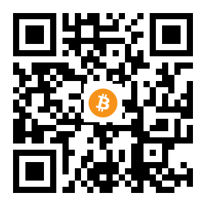bitcoin:384BJrf4USdCbzWqLhnq1Zj3NJodUWh4u8 black Bitcoin QR code