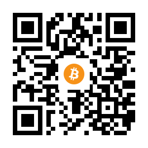 bitcoin:384p9vkb7FKJpyCZVXjf1jHD33apMZyTvu black Bitcoin QR code