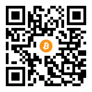 bitcoin:386wPnrXiAvie39RtWoim6u6kMrhbAzg5P black Bitcoin QR code
