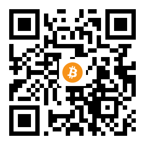 bitcoin:388Xah1spNTb8FC6Trc3a68BCATSPspgr3 black Bitcoin QR code