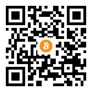 bitcoin:38GLvjeXfa4ifhUBnk8SMm8vyJVm4jg9qi black Bitcoin QR code
