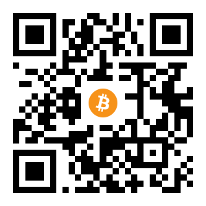 bitcoin:38HRmfV1TK1m99hw3Me8DrT5VBAA6SNp2E black Bitcoin QR code