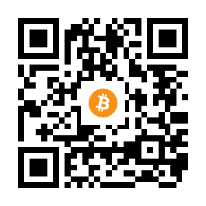 bitcoin:38KDAA4idqEpzefyV8cB12an1NYThcqDBg black Bitcoin QR code