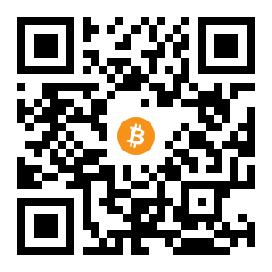 bitcoin:38NdHAxvAML8ao4wiTHyRdoUWDJSZrTYEy black Bitcoin QR code
