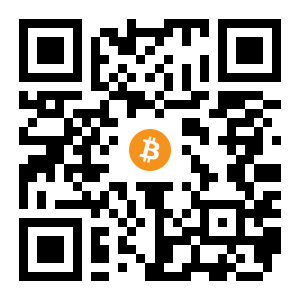 bitcoin:38SvyuEz5KZZ9AhPL1qF41PAhNfifH9kgB black Bitcoin QR code