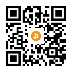 bitcoin:38U2JV8hPX75rjudXn3ayXcVMGmWXQEKiB black Bitcoin QR code