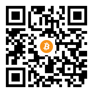 bitcoin:38VzCSm3AiEG3aQZbXPEhQgieiiqSExG8p black Bitcoin QR code