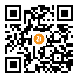 bitcoin:38o1bBFMoiaREzszQNacRPrYNWJ7ar3V4h black Bitcoin QR code
