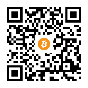 bitcoin:38w4BgvKB8fqm8k3MgQ6419mA51LgKxVbF black Bitcoin QR code