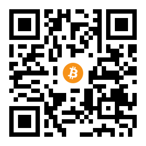 bitcoin:397NqV586mVwY4pz6NkmySBpyNU4NGPFUa black Bitcoin QR code