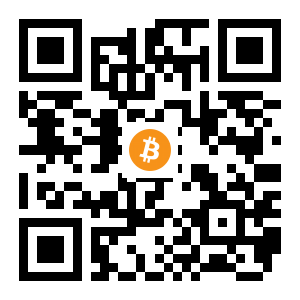 bitcoin:398xCXWTRvTrQSUhg6h3rbYuZucnhpMieg black Bitcoin QR code