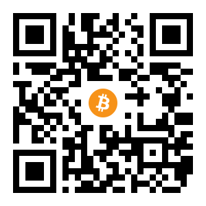 bitcoin:39H8qEYsv9Qs361uKG82GyrVP48gicnFeG black Bitcoin QR code
